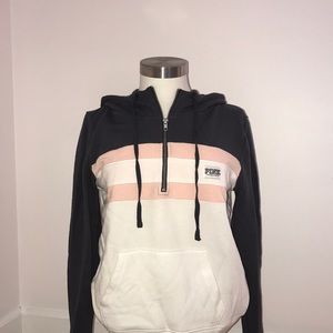 VS Pink half zip hoodie